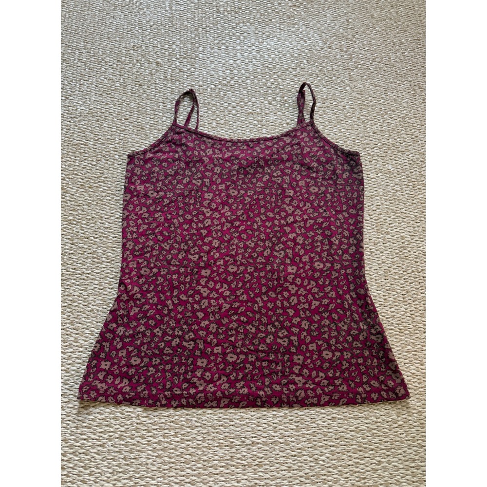 Apostrophe Stretch y2k vintage Camisole Tank Top Adjustable Straps‎ M